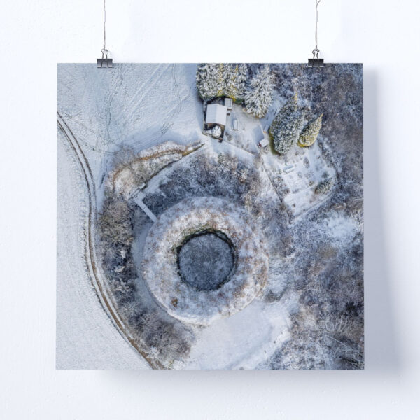Wandbild, Cäcilia, Winter, hängend, Alu