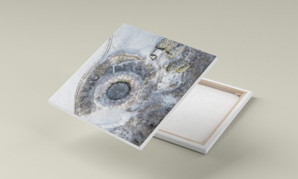 Wandbild, Cäcilia, Winter, hängend, Canvas, Keilrahmen